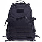 🔥 Тактичний рюкзак "Silver Knight - RT-3D" (чорний) на 40 літрів, триденний, армійський, EDC, фото 2