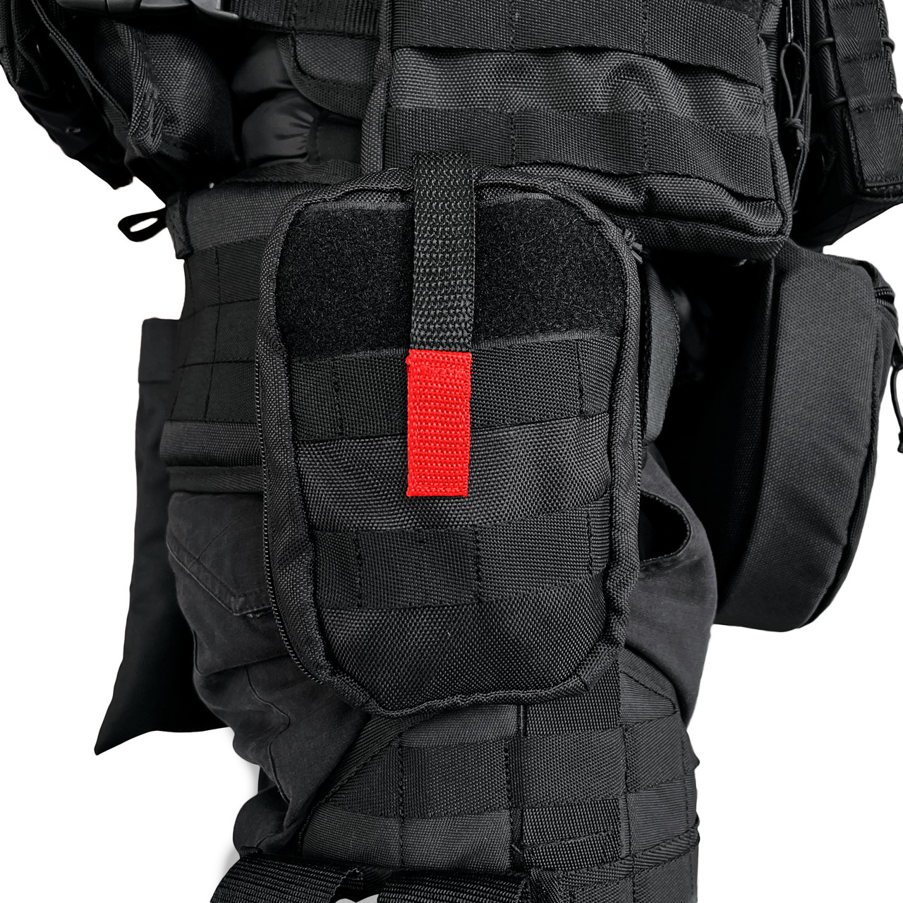 Універсальний тактичний Медичний Підсумок BroniQ Cordura 600D Чорний
