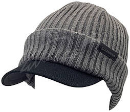 Шапка Shimano Knit Watch Breath Hyper +℃ (з козирком) к:gray