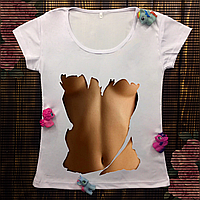 Жіноча футболка з принтом -Жіночий торс