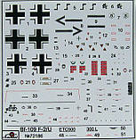 Пластикова модель 1/72 A-model 72186 німецький винищувач Messerschmitt Bf 109F-2/U, фото 2