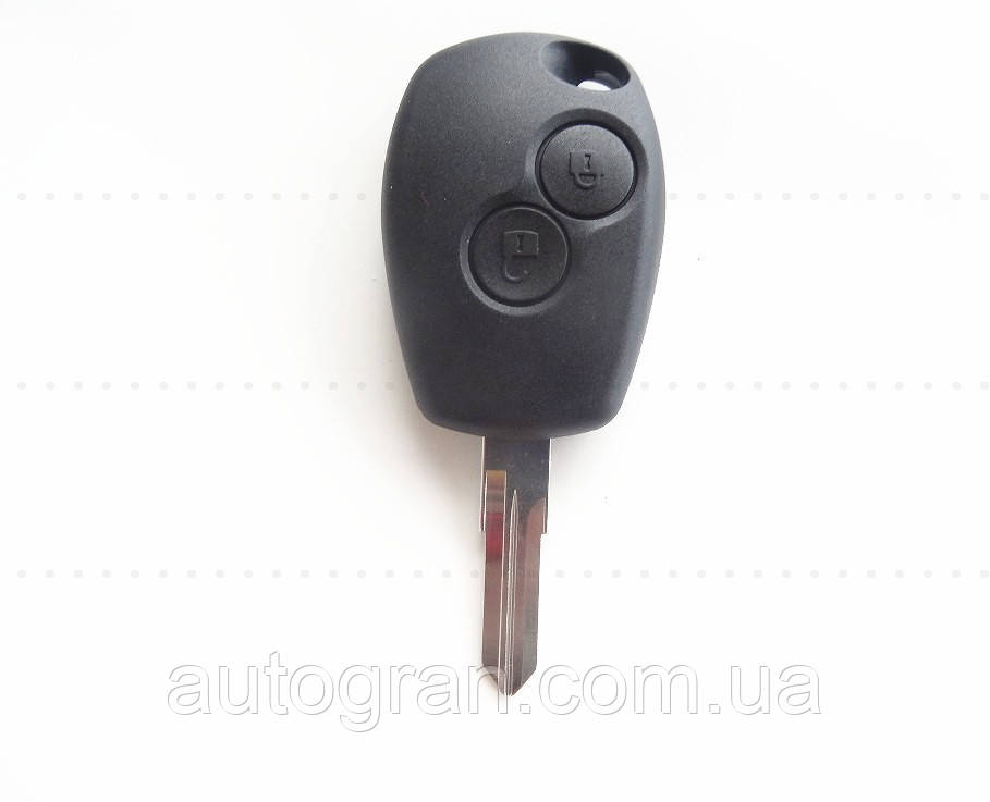 Корпус ключа Renault 2 кнопки лезо vac102