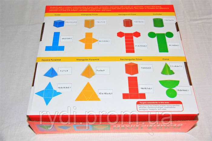 Демонстрационный набор моделей геометрических тел (с разверткой) (ID ...