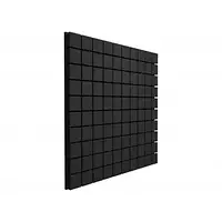 Панель из акустического поролона Ecosound Tetras Black 100x100 см, 30 мм, чёрный графит