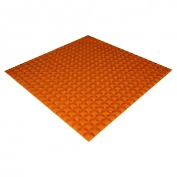 Панель з акустичного поролону Ecosound Pyradi Color 20 мм, 100x100 см, помаранчева