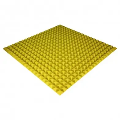 Панель з акустичного поролону Ecosound Pyraid Color 30 мм, 100x100 см, жовта