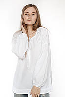 Блузка жіноча під вишивку з довгим рукавом р.42