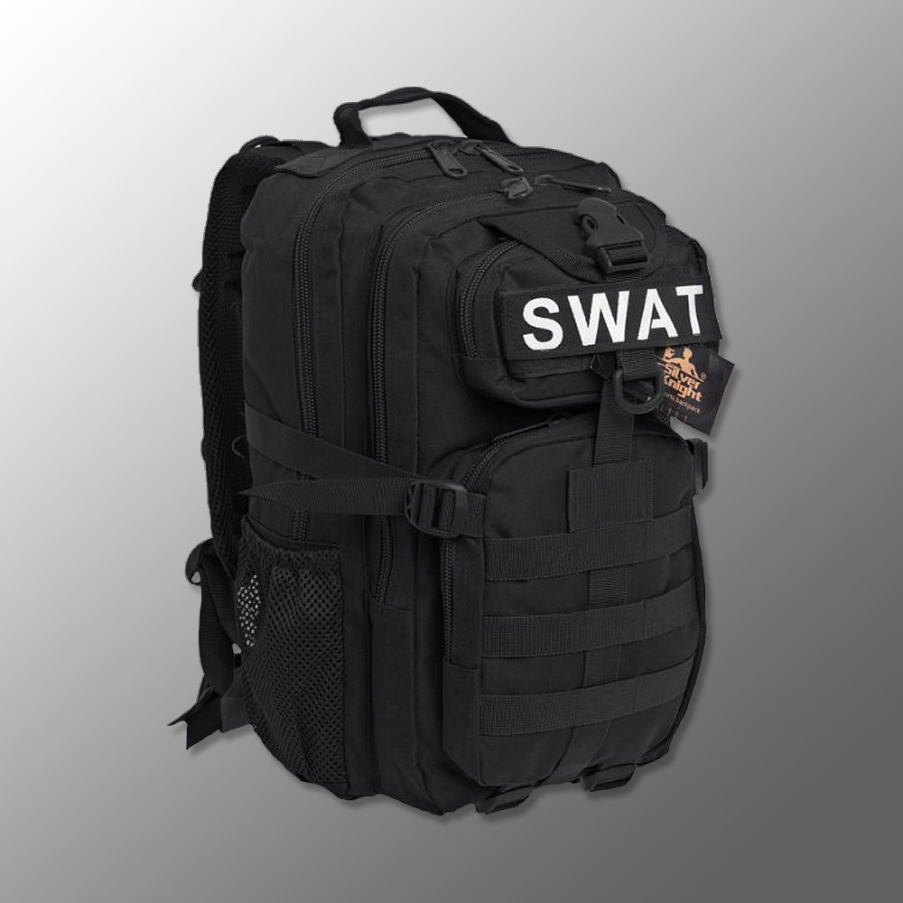 🔥 Тактический рюкзак, военный "Silver Knight - RT-3P Swat" (Черный) 25 литров, армейский, EDC