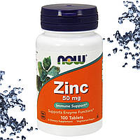 Цинк NOW Foods Zinc 50 мг 100 таблеток