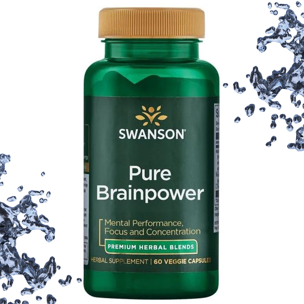 Добавка для мозку Swanson Pure Brainpower 60 вегетаріанських капсул, фото 1