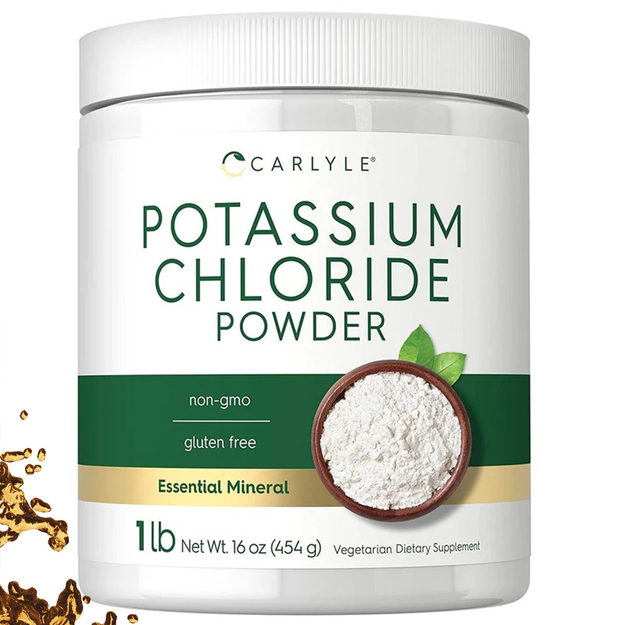 Хлорід Калія Carlyle Potassssium Chloride Powder begetarian (Порошок вегетаріанський) 454 г