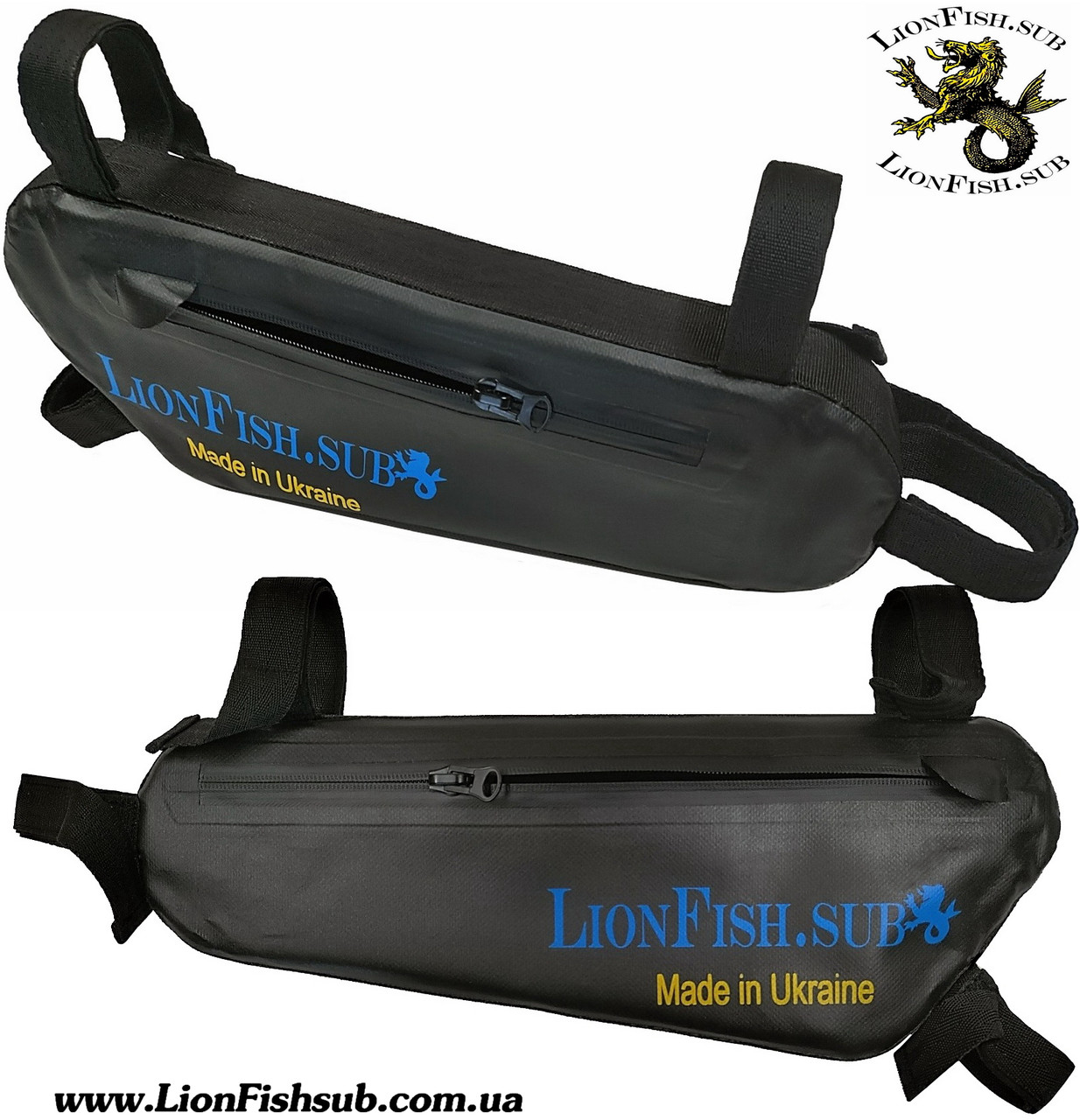 Гермосумка на раму Racer Bag LionFish.sub з ПВХ