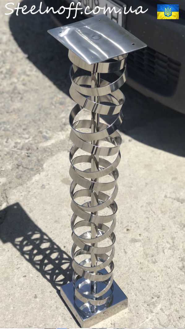Нержавіюча опора для барної стійки-стола 920+25мм, фото 1