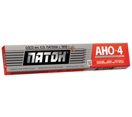 Зварювальні електроди АНО-4 3 мм 5 кг PATON [ 2032305001]