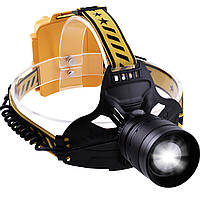 Акумуляторний налобний світлодіодний ліхтар X-Balog W648-P70, потужний з оптичним зумом