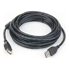 Дата-кабель Cablexpert CCF-USB2-AMAF-10 3m USB(тато) - USB(мама) Black