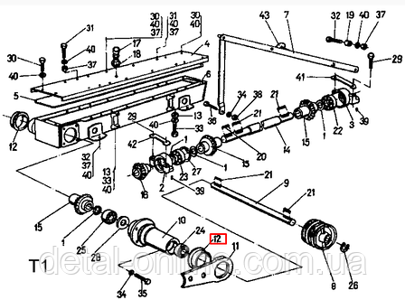 8242-036-010-291 /8245-036-010-291/ втулка велика (76х86х25), фото 2