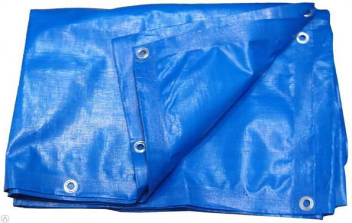 Тент "Синій" 4х6м, щільність 60 г/м2