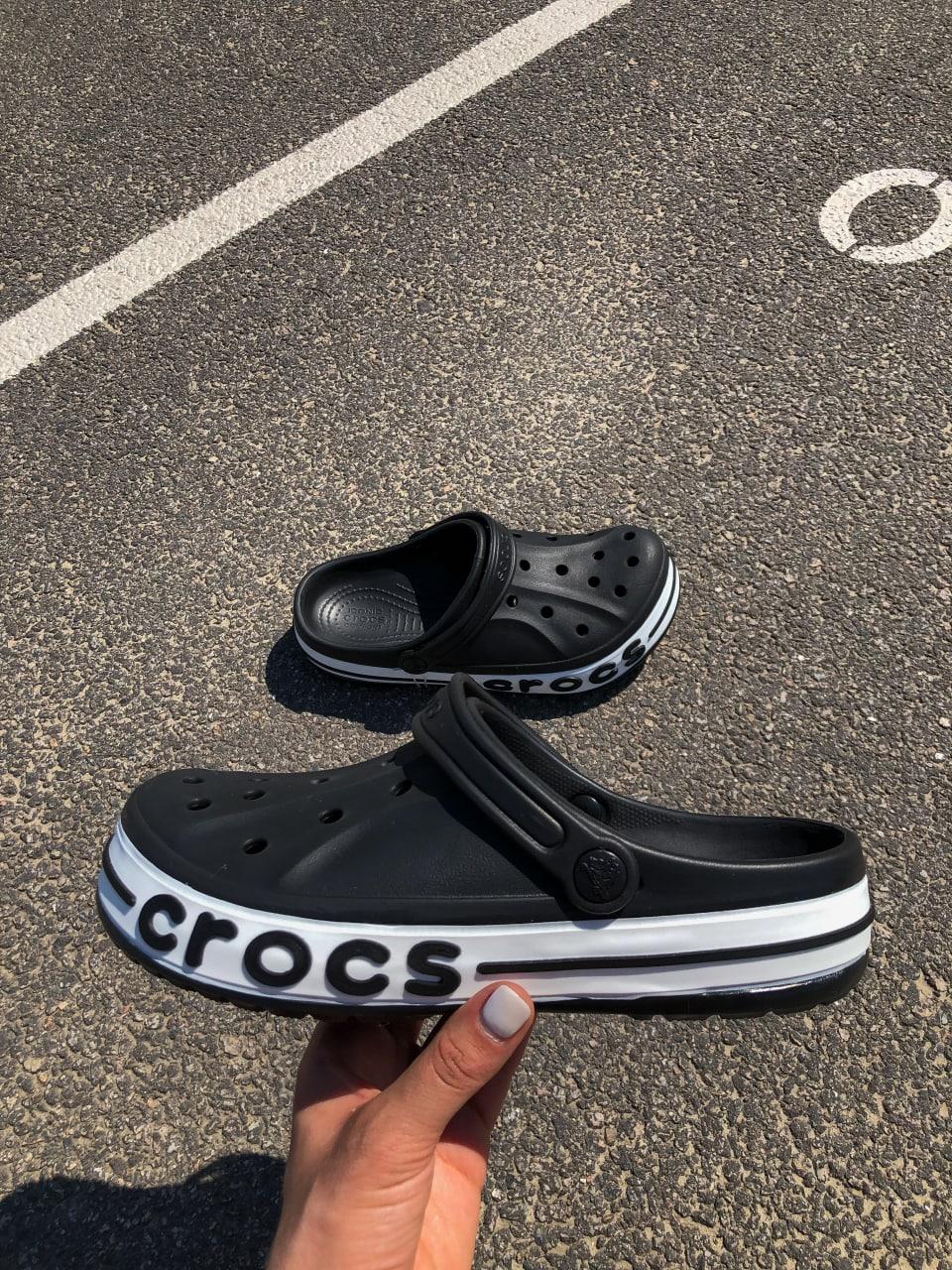 Тапочки чоловічі чорні CROCS (08687)