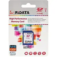 Карта памяти RiData FF970342 Black 256GB SDXC Class 10 UHS-I