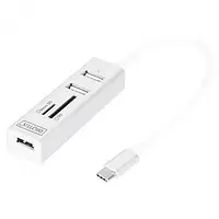 USB-хаб Digitus DA-70243 White