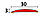 Поріг підлоговий ПВХ шириною 30 мм на самоклеючій основі 1,8 м Горіх міланський, фото 2