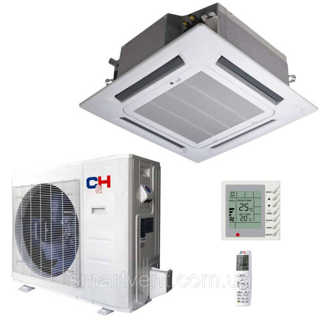 Кондиціонер касетний інверторний Cooper&Hunter CH-IC140NK/CH-IU140NM