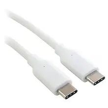 Дата-кабель Extradigital KBU1674 1m USB Type C(тато) - USB Type C(тато) White