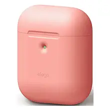 Чохол для навушників Elago Apple AirPods2 A2 Silicone Case Peachy