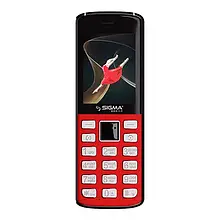 Кнопковий телефон Sigma X-Style 24 Onyx Red