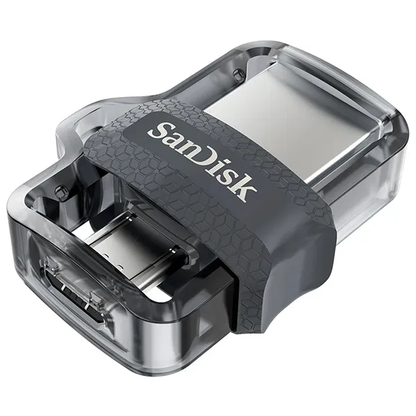Флеш память SanDisk Ultra Dual Drive M3.0 SDDD3-128G-G46 Dark Gray 128 GB USB 3.0