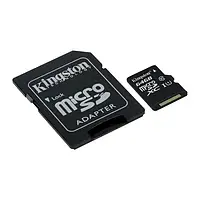 Карта памяті Kingston Canvas Select SDCS/64GB Black 64GB microSDHC З адаптером Class 10 UHS-I