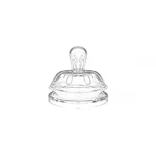 Соска Nuvita Mimic NV6064 Transparent для пляшечки
