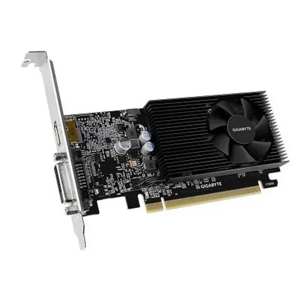 Відеокарта Gigabyte GeForce GT 1030 Black GV-N1030D4-2GL, Low Profile D4 2G, фото 1