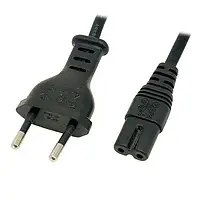 Кабель живлення Cablexpert PC-184/2 Black 1,8 м, 2*0,5mm