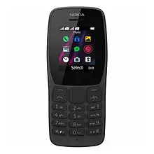 Кнопковий телефон Nokia 110 Black Dual Sim 2019