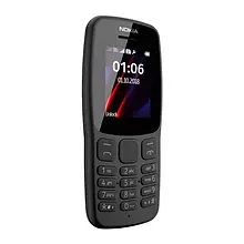 Кнопковий телефон Nokia 106 Black