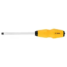 Викрутка TOPEX 39D251 Black Yellow шліцева, SL) ударна, 6.0 х 100 мм