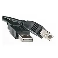 Дата-кабель PowerPlant KD00AS1227 5m USB (тато)  -  USB Type B (тато) Black