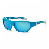 Детские очки Koolsun KS-SPWHSH003 Turquoise White солнцезащитные, серии Sport, размер: 3+