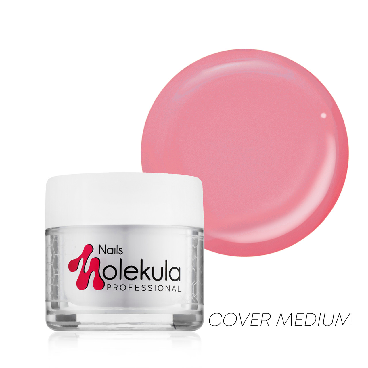 Гель камуфлюючий для нігтів Professional Nails Molekula № 09 Cover Medium (Бжево-червоний),100 мл