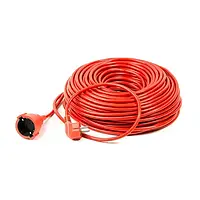 Сетевой фильтр PowerPlant PPCA10M50S1L Orange 220v, 50 м, 1 розетка