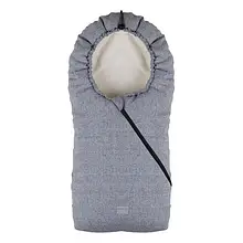Зимовий конверт Nuvita NV9235OVPOPSKY Blue Beige Клітчастий