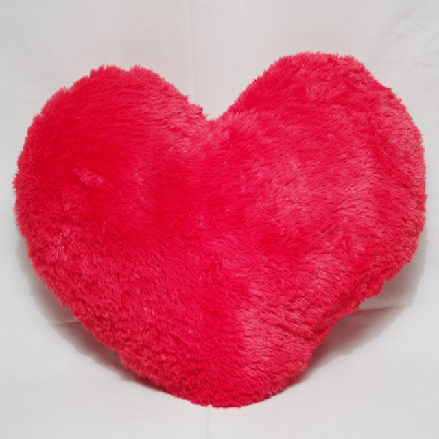 Мягкая плюшевая игрушка - подушка Сердце красное 37 см, декоративные подушки Сердца. Фабрика Украины. - фото 5 - id-p265749760