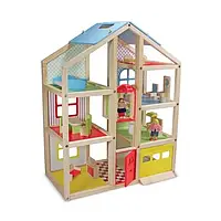 Детский домик для куклы Melissa&Doug MD2462 с подъемником и мебелью