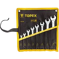 Набір комбінованих ключів TOPEX 35D759 Black Yellow (6-19 мм, 8 шт.)