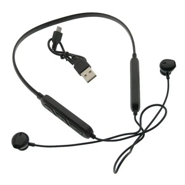 Bluetooth-гарнітура WUW R40 Black з мікрофоном, фото 1