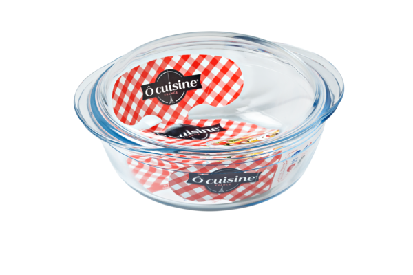 Каструля с/к O CUISINE каструля скляна кругл. 3л (2,2л+0,8л) з кришкою (208AC00/1643)