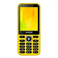 Кнопочный телефон Sigma X-Style 31 Power Yellow