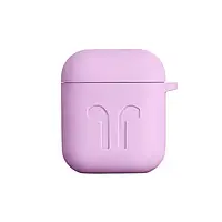 Чохол для навушників 2E AirPods Pure Color Silicone Imprint AIR-PODS-IBSI-1.5-LV Violet 1.5mm